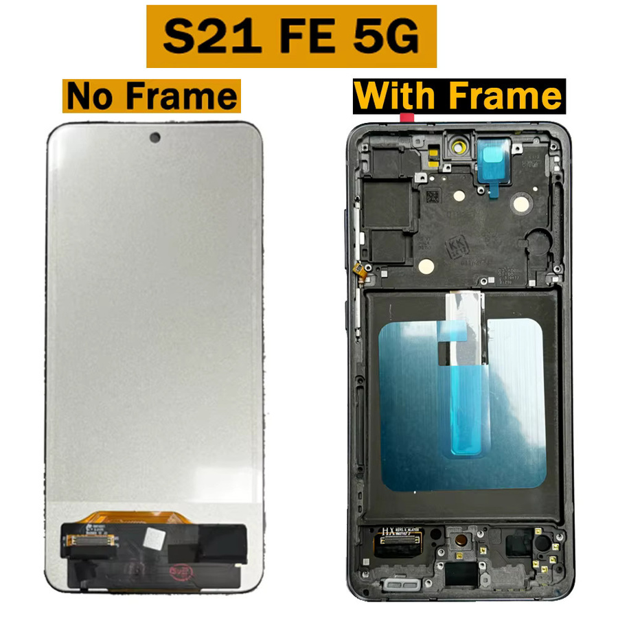 AUMOOK AMOLED-Display mit Touchscreen-Digitizer für Samsung Galaxy S21 FE 5G in Schwarz - Bild 3