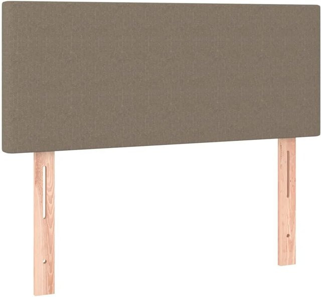 vidaXL LED Kopfteil in Taupe mit USB-Ladeport und integrierter Beleuchtung, B/T/H: 90 x 5 x 78-88 cm - Bild 1