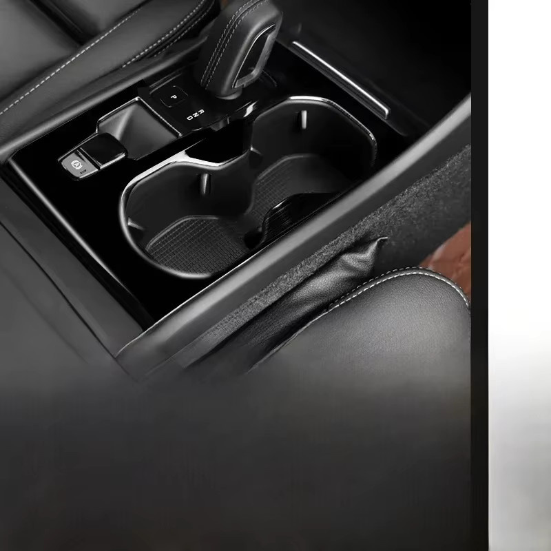 LINGLUYANG Mittelkonsolen-Dekorationszubehör für Volvo XC40 C40, Schwarzer Autoaufkleber für Linkslenker - Bild 4