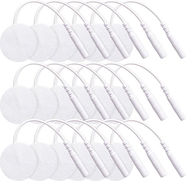 Raiuleko Elektrodenpads für EMS Digital-Massagegeräte, 3x3cm, Unisex - Bild 1
