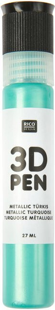 Rico Design 3D Pen Farbe Metallic Türkis - Bild 1