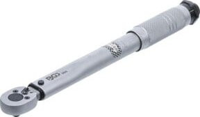 BGS Drehmomentschlüssel mit 1/4 Zoll Außenvierkant 6,3 mm, 5 - 25 Nm, Silber - Bild 1