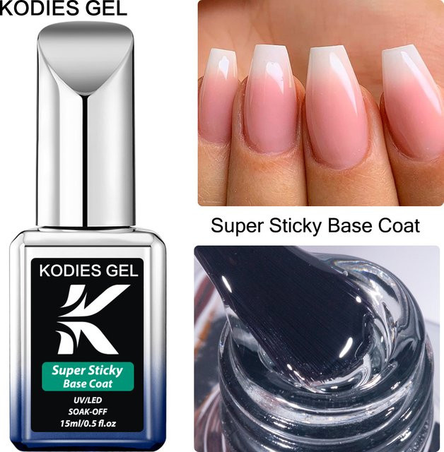 KODIES GEL Super Base Coat, 15 ml, Clear - Bild 1