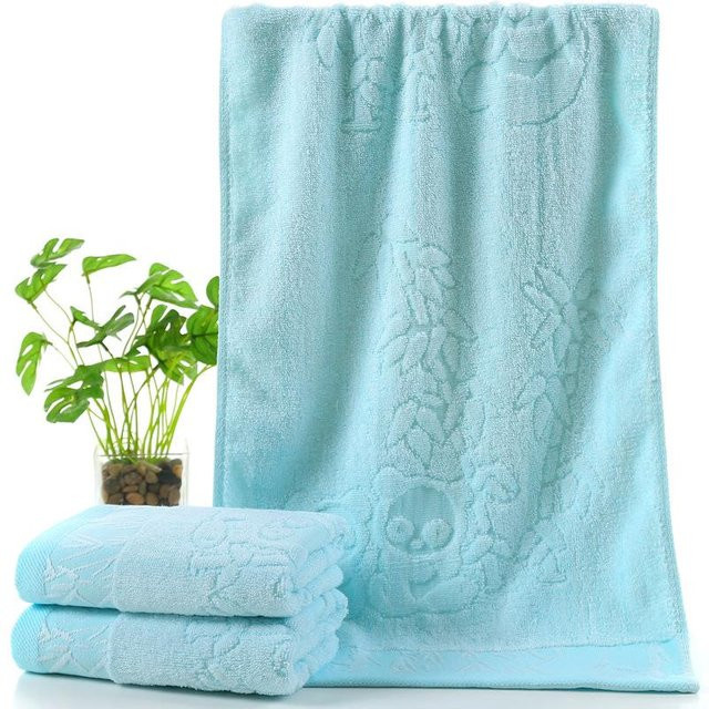 Yiran Furniture Bambusfaser Handtuch aus Bambuskohlefaser in Weiß, Breite: 73 cm, Höhe: 33 cm - Bild 1