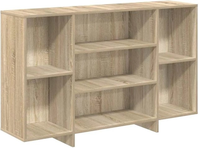 vidaXL Sideboard Sonoma-Eiche in Braun mit modernem Design aus Holzwerkstoff, B/T/H: 120 x 30 x 75 cm - Bild 1