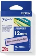Brother Schriftbandkassette TZe-MQF31 für P-touch, Farbe: Pastell-Lila, Schriftfarbe: Schwarz, Breite: 12 mm, Länge: 4 m - Bild 2