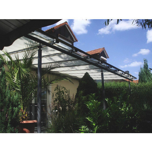 FLORACORD Sonnensegelbausatz rechteckig aus Polyester, Farbe: Silber, B/T: 270 x 140 cm - Bild 2