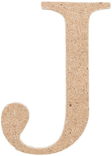 Rico Design MDF Mini Großbuchstabe J aus Holz - Bild 1