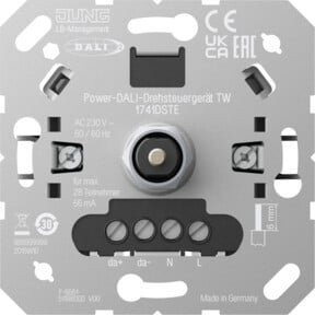 Jung Power-DALI-Drehsteuergerät TW 1741 DSTE Dimmer in Weiß - Bild 1