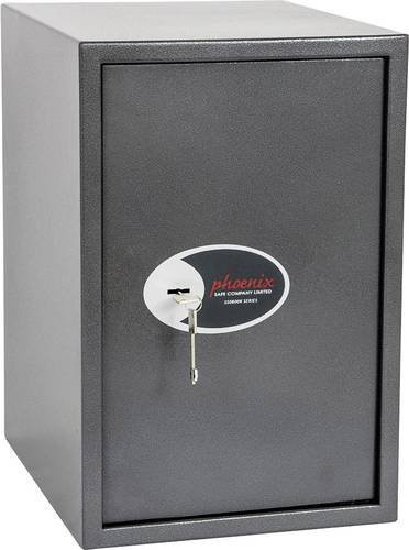 Phoenix SS0805K VELA HOME & OFFICE Einbruchschutztresor mit Schlüsselschloss in Grau - Bild 1