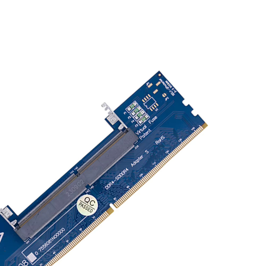 APWIKOGER RAM-Adapterkarte SO-DIMM zu PC DIMM für DDR3 und DDR4 Laptop- zu Desktop-Speicher in Grün - Bild 2