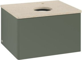 V&B Waschtischunterschrank Antao mit Beleuchtung, Lackiert, B/T/H: 60 x 36 x 50 cm - Bild 1