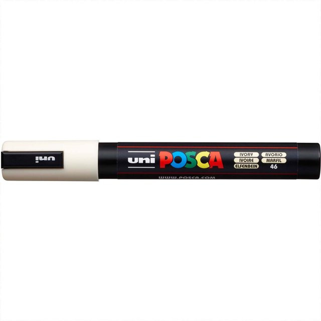 uni POSCA-Marker PC-5M Permanentmarker mit Pigmentfarbe in Beige (Strichbreite: 1,8-2,5 mm) - Bild 1