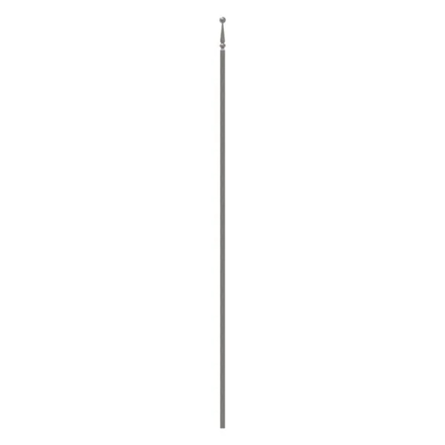 FeNau Zaunstab Quadratrohr aus Edelstahl in Silber, B/B: 1,2 x 1,2 cm, Höhe: 100 cm - Bild 2