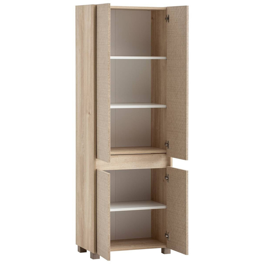Hochschrank Sander Möbelpartner Eiche Nachbildung B/H/T: 56,9 x 164,5 x 33 cm - Bild 2