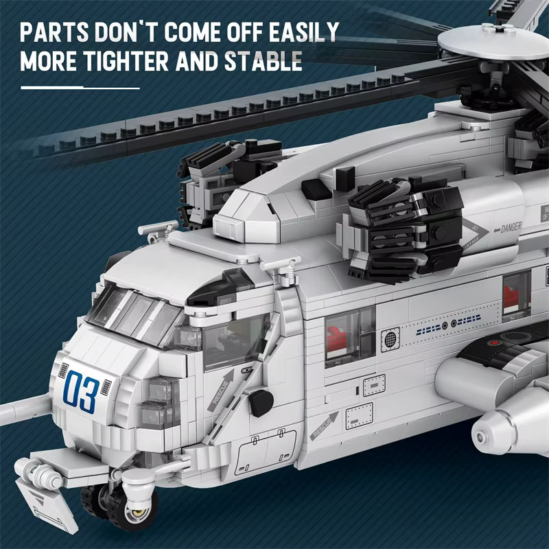 AMAZINGBLOKS CH-53E Transporthubschrauber, Bausteine, ab 14 Jahren - Bild 4