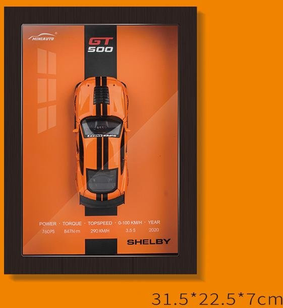 Linyi toy car Sportwagen Modell, 1:32, Metall, Orange, ab 14 Jahre - Bild 1