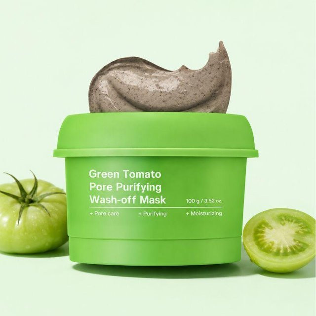 SUNGBOON EDITOR Grüne Tomate Porenreinigende Abwaschmaske, 100g - Bild 1