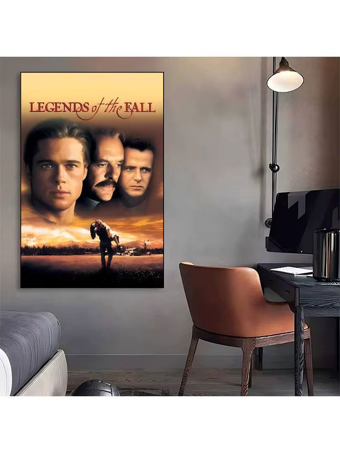 Filmlegenden des Herbstes (1994) Seiden-DIY-Klebeposter in Weiß für nordische Heimdekoration - Bild 7