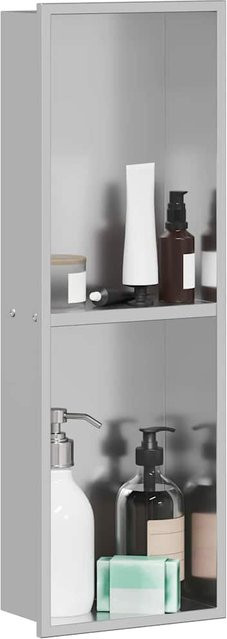 Yiwydaa Duschnische aus Edelstahl in Silber, B/T/H: 60 x 20 x 9,5 cm - Bild 1