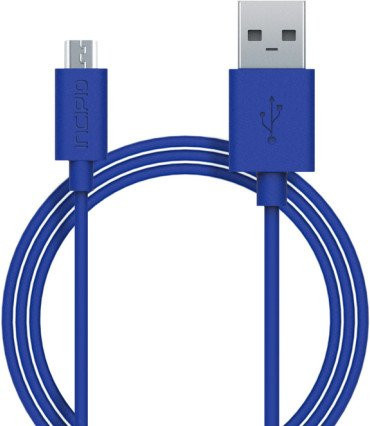 Incipio PW-200-BLU Micro-USB Lade- und Synchronisationskabel, Blau, Länge: 1 m - Bild 1