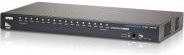 ATEN CS17916 KVM-Audio-USB-Switch für 16 Geräte in Schwarz, Rackmontierbar - Bild 1