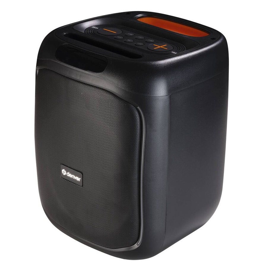 Denver BPS-165 Bluetooth Party-Lautsprecher Schwarz B/H/T: 28,5 x 37,5 x 27,5 cm - Bild 3