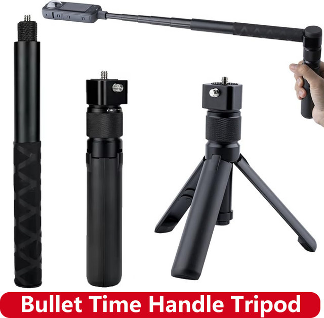Insta360 Handheld Selfie Stick Stativ Kugel Bundle für X5 X4 X3 X2 und RS Action Kameras in Schwarz - Bild 1