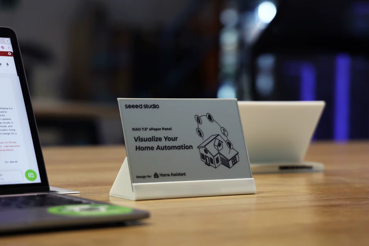 Seeed Studio TRMNL BYOD 7,5 Zoll E-Ink DIY Kit Monochromes E-Ink Display 800x480 XIAO ESP32-S3 PLUS Arduino-kompatibel in Weiß - Bild 2