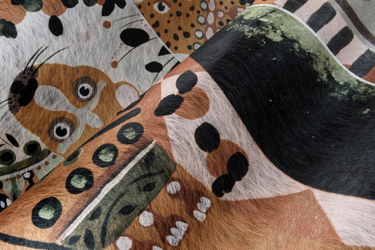 Arte Wandbild Armalu in Bronzo mit floralem Muster und Mehrfarben - Bild 2
