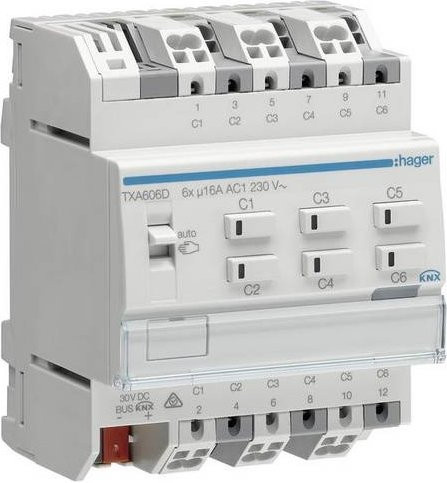 Hager TXA606D Jalousieaktor in Weiß - Bild 1