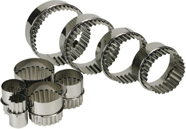Schneider Ausstechersatz Doppel aus Edelstahl, Farbe: Silber, Höhe: 3 cm - Bild 1