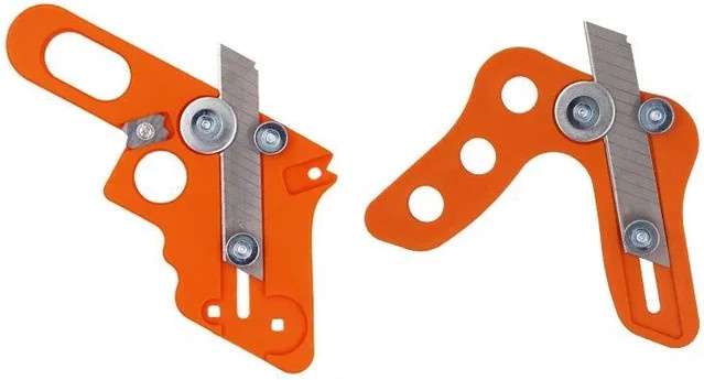 YOMO Kantenbandschneider WoodManual Manueller Kantenanleimmaschine Trimmer für PVC-Streifen und Gipskarton in Orange - Bild 1