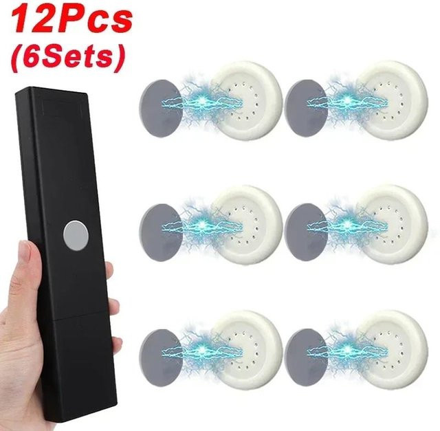 Magnetischer Wandbehang MH Home Organizer als starker Magnethaken für Fernbedienungen und Schlüssel in Weiß und Grau - Bild 1