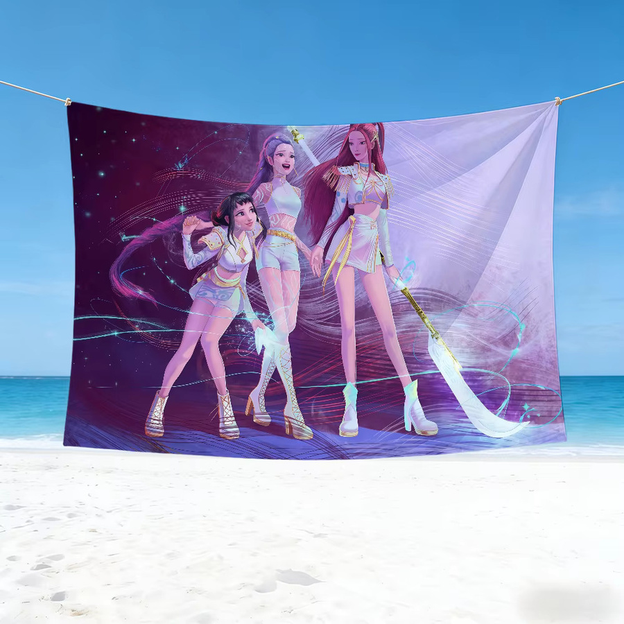 Hasbro K-KPop D-Demon H-Hunters Filmflagge, Mehrfarbig, B: 60,0 cm, H: 40,0 cm - Bild 4