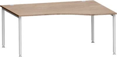 Schäfer Shop Genius Freiformschreibtisch MODENA FLEX in Eiche und Weißalu, Breite: 180 cm - Bild 1