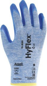 Ansell HyFlex 11-920 Nitril-Arbeitshandschuhe in Blau, Größe 7 - Bild 1