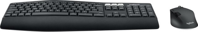 Logitech MK850 Performance Tastatur-und-Maus-Set in Schwarz mit Bluetooth und 2.4 GHz Verbindung (UK Englisch Layout) - Bild 1
