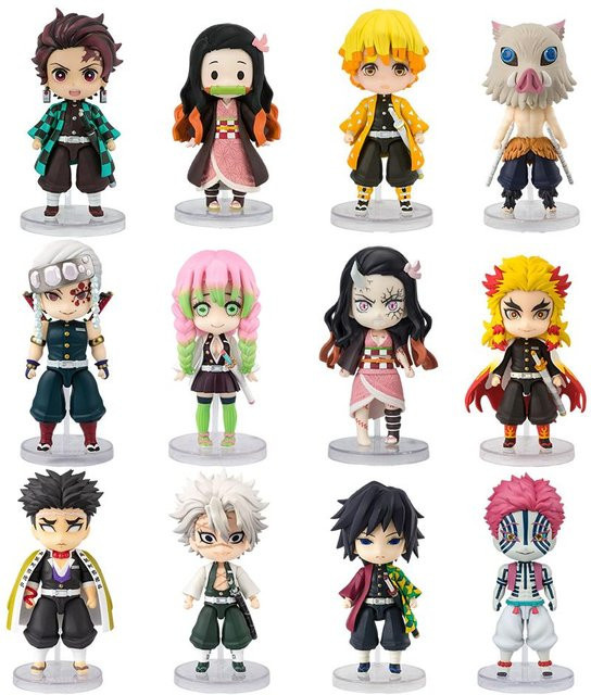 Fashnics Demon Slayer Kimetsu no Yaiba Actionfigur Kamado Tanjirou mit Agatsuma Zenitsu und Nezuko PVC Modell Spielzeug - Bild 1
