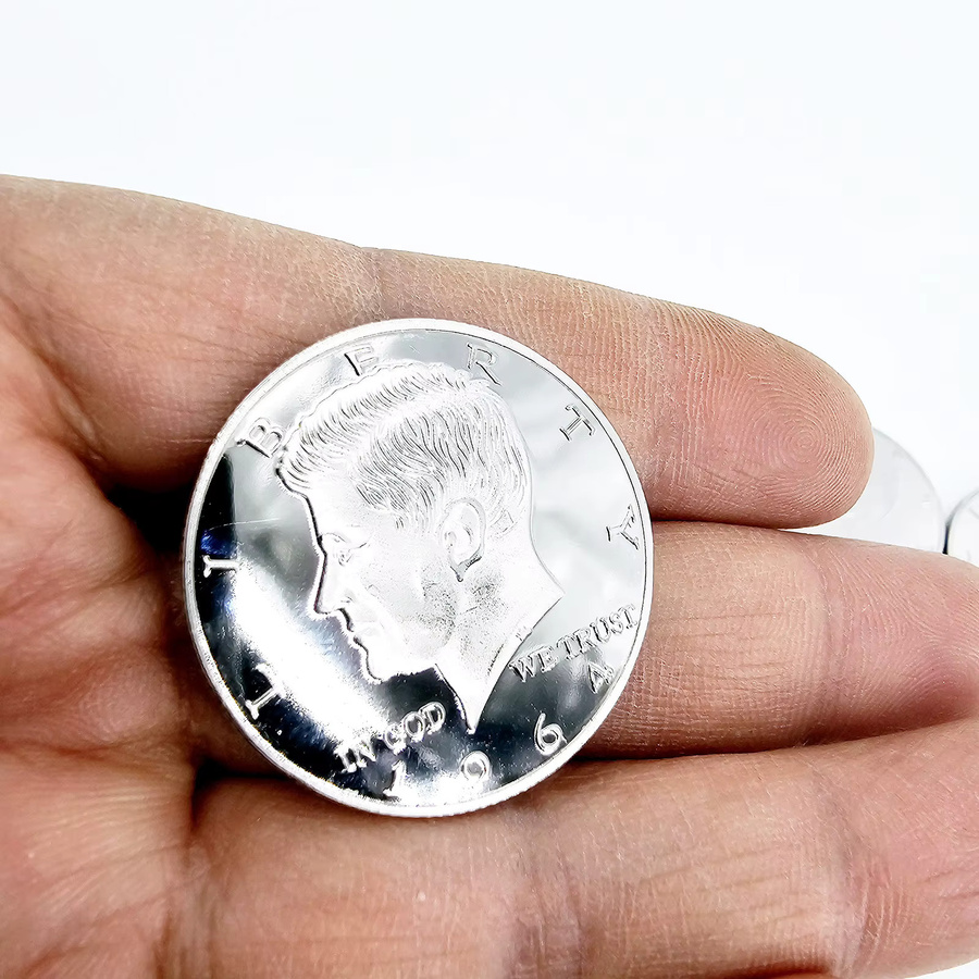 Magic.Factory Stahl Half Dollar Zaubertricks, 5-teiliges Set - Bild 2