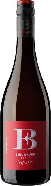 Emil Bauer Merlot Rotwein, Pfalz, 2024, trocken, 0,75 l - Bild 1