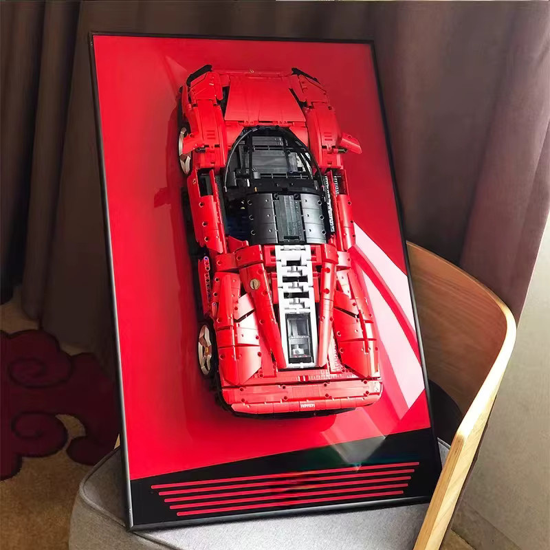 LEGO Display-Wandtafel, für Ferrari Daytona SP3 42143 Supercar Modellbausteine - Bild 5