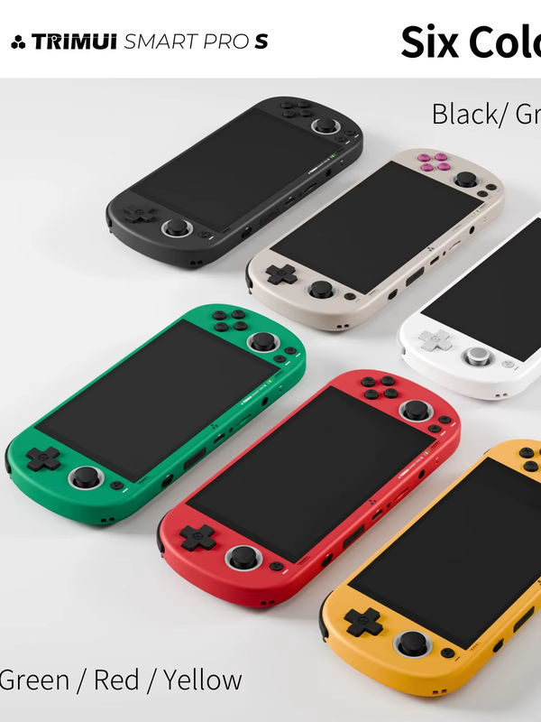 Trimui Smart Pro S TG5050 Handheld-Spielkonsole in Grau mit 4,96 Zoll IPS-Display und 5000mAh Akku - Bild 5