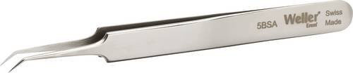 Weller Erem Präzisionspinzette Erem 5BSA Spitz, gebogen 30°, extra fein, Silber, Länge: 115,00 mm - Bild 1