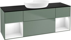 V&B Waschtischunterschrank Finion in Weiß lackiert, Breite: 160 cm, Tiefe: 50,1 cm, Höhe: 50,1 cm - Bild 1