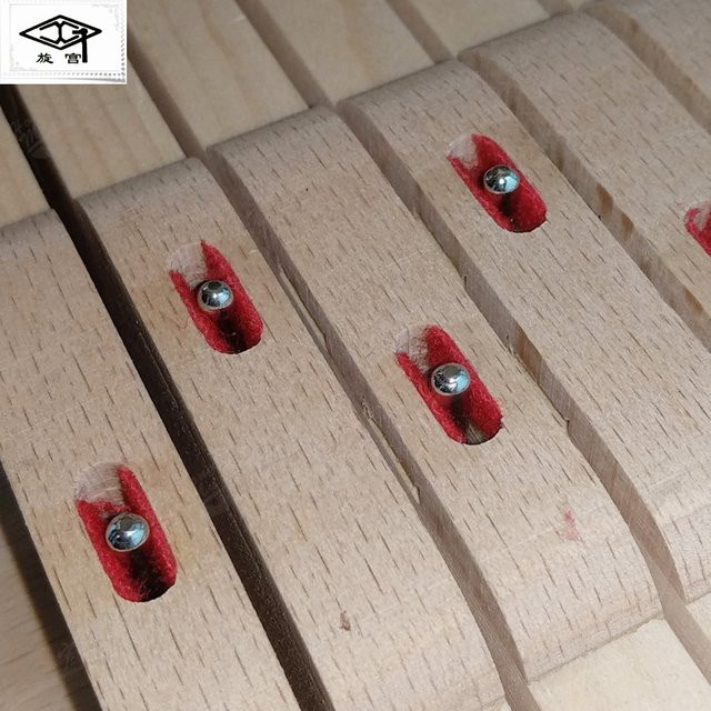 HUATOOL Klavier-Stimmwerkzeug Set mit 015 Schlüsselloch und Heißklebeband für Klavierteile und rote Teppichbeschläge - Bild 1