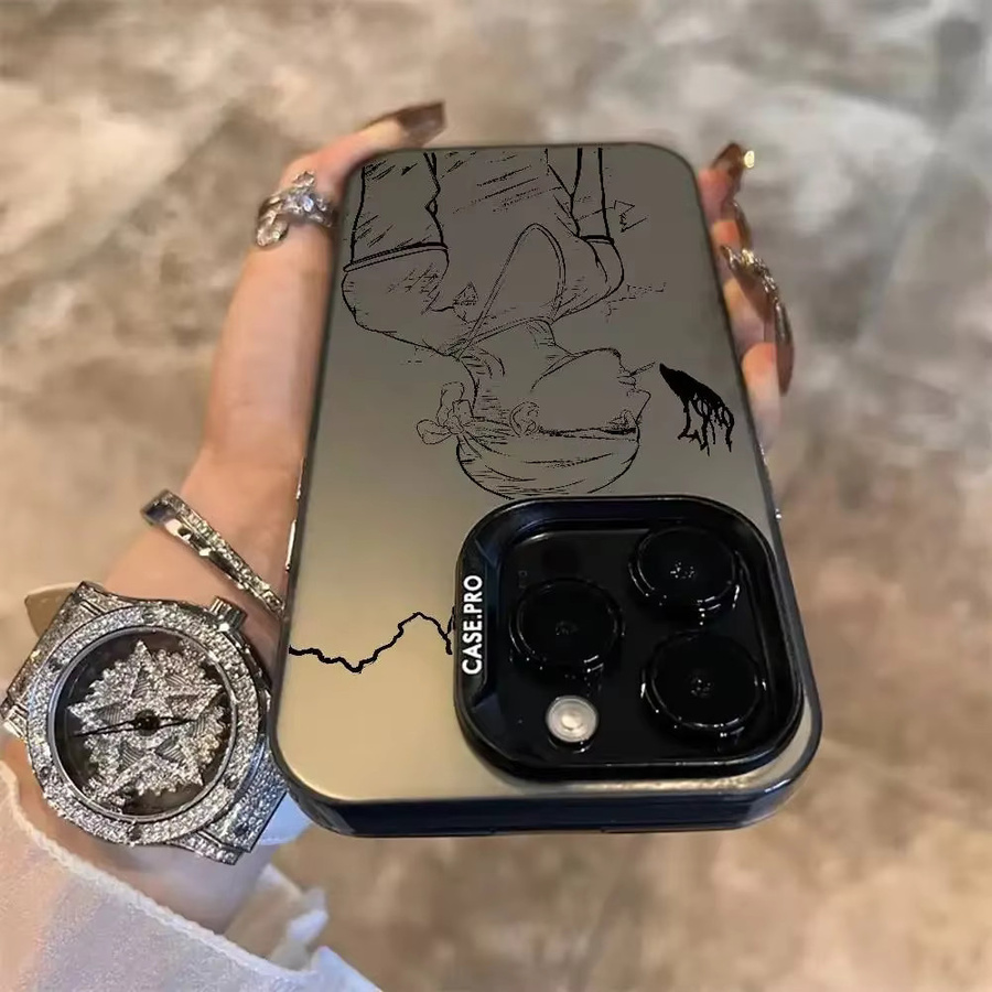F-Freeze Corleone 667 CFR Handyhülle für iPhone 11 bis iPhone 17 Pro Max, Mehrfarbig Aurora Laser Design, stoßfeste Schutzhülle - Bild 1