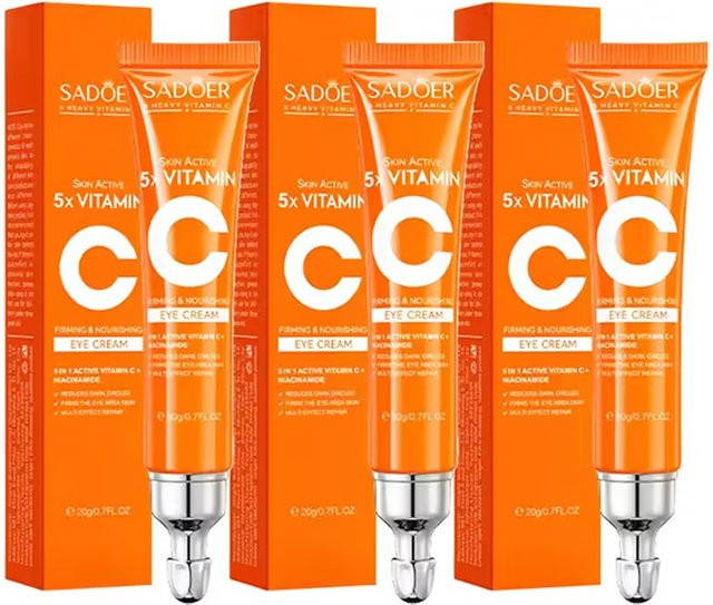 SADOER Vitamin C Augencreme, Unisex - Bild 1