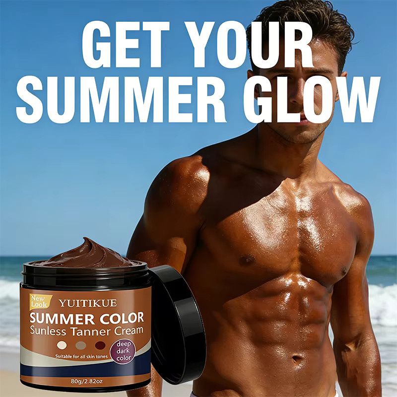 YUITIKUE Summer Color Selbstbräuner Körpercreme, 80g, Unisex - Bild 5