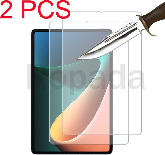 2 Stück Displayschutzfolie aus gehärtetem Glas für Xiaomi Mi Pad 1 2 3 4 5 Pro, transparent - Bild 1
